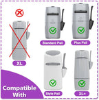 Seven layer odor blocking litter refill cartridges showing lavender scent feature.