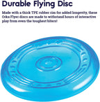Petstages Orka Flyer dog fetch toy side profile