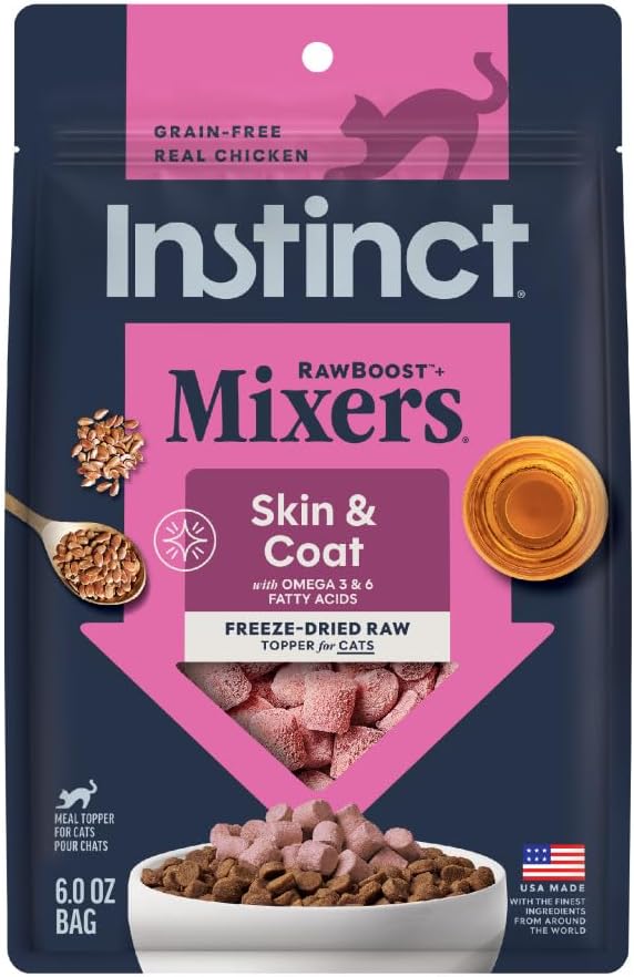 Instinct Raw Boost Mixers Freeze Dried Raw Cat Food Topper, Grain Free Cat Food Topper 6 Ounce (Pack of 1) - Image 13