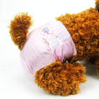 Infographic showing the proper measurement instructions for extra extra small pet nappies