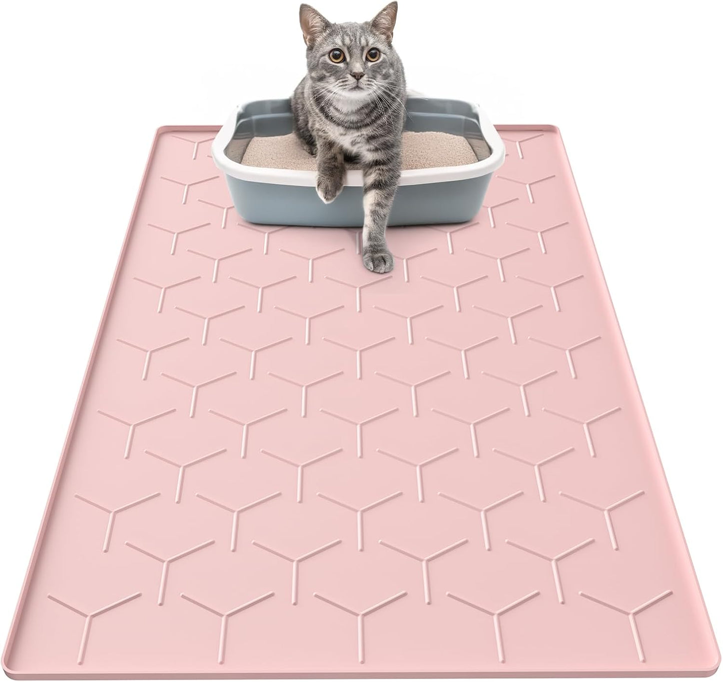 Garoopion large scale thirty four by twenty two inch cat mat