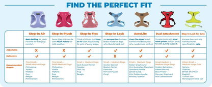 Durable and fast-drying pet walking harness with hook and loop fastener