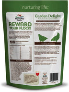 Manna Pro garden delight chicken snack package back details