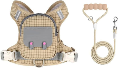 Uplift Picks dog harness showcasing the sturdy leash connection ring