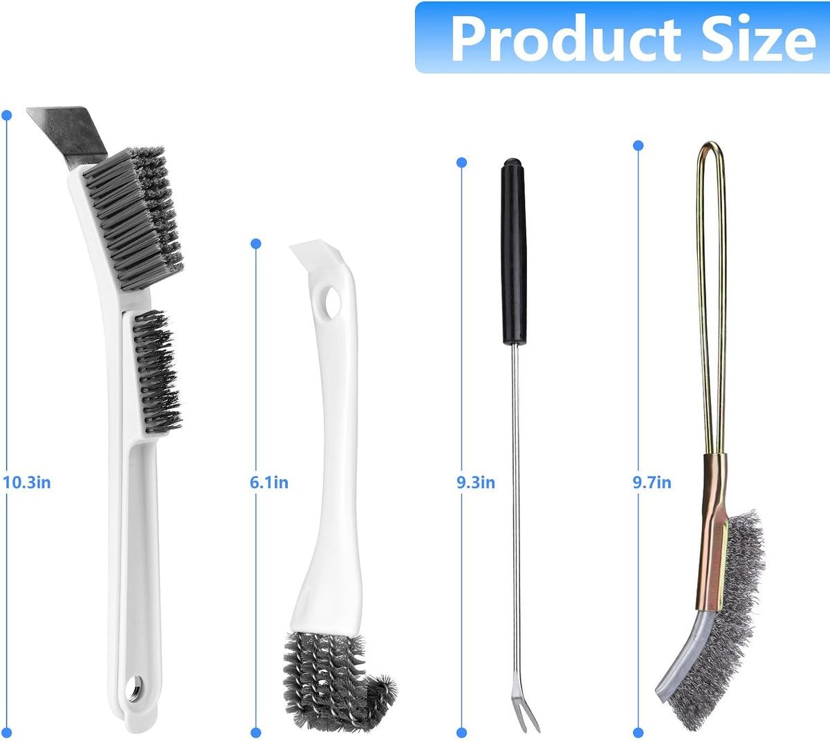XANGNIER Bird Cage Cleaner Brush Kit Accessories,4 Pcs - Image 3