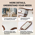 Paws Direction multifunctional pet harness interior view