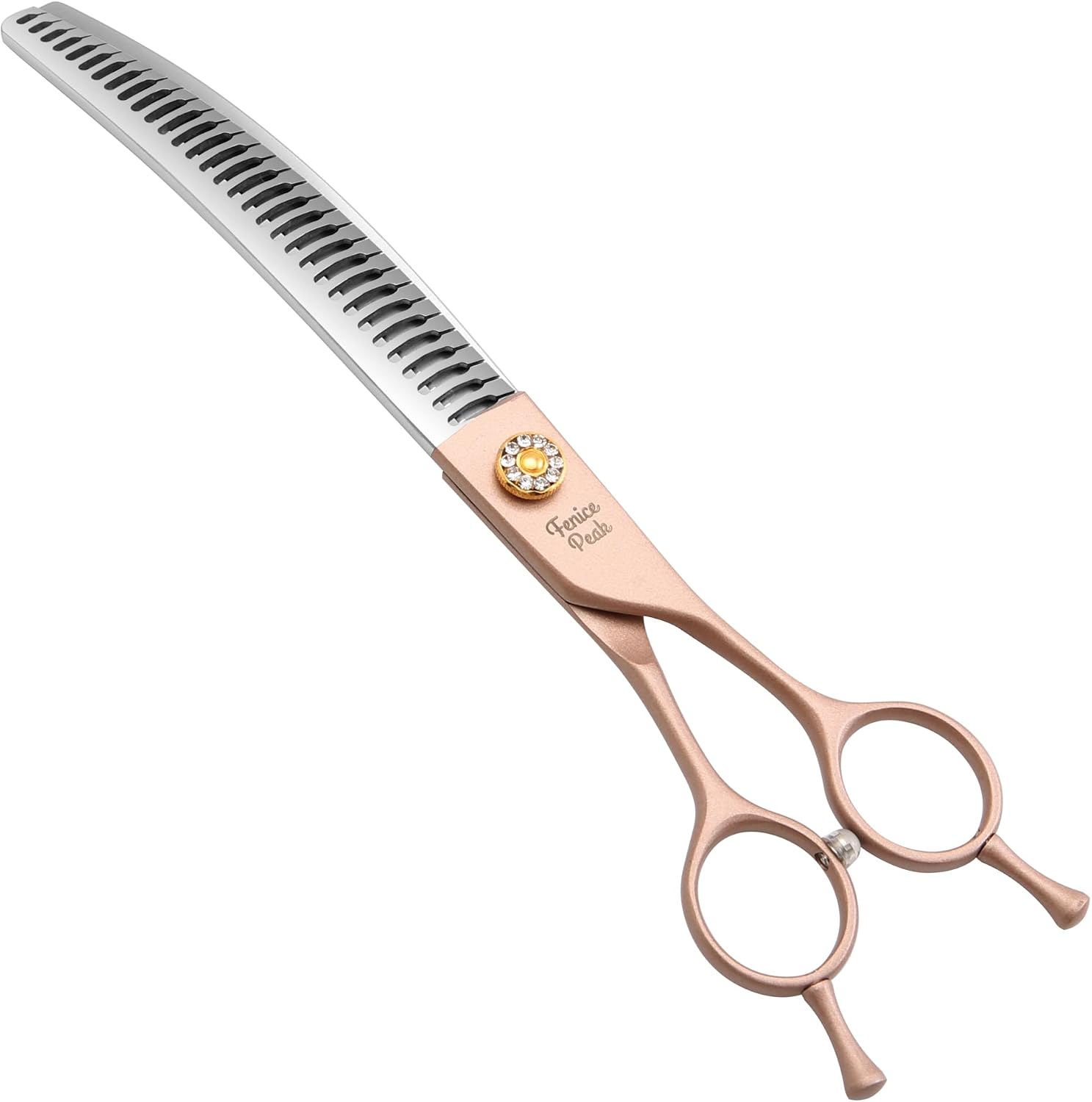 Japanese 440C stainless steel curved pet scissors for home grooming