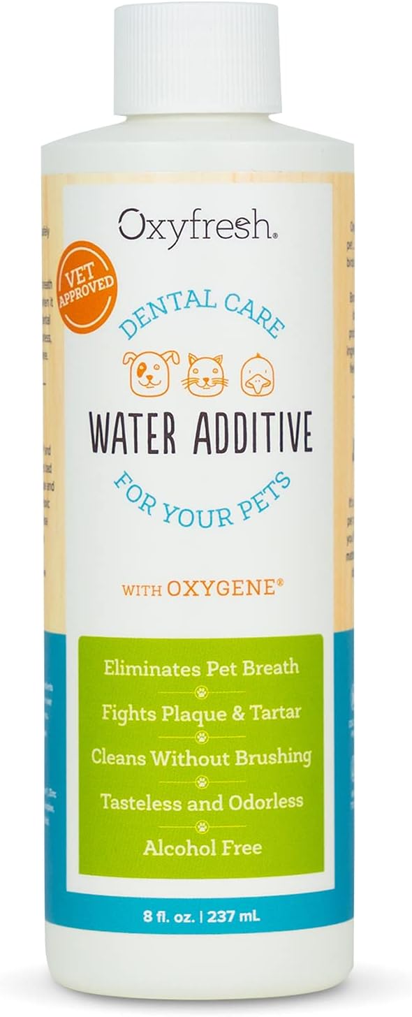 Oxyfresh Premium Pet Dental Care Solution Pet Water Additive: Best Way to Eliminate Bad Dog Breath and Cat Bad Breath - Fights Tartar & Plaque - So Easy, Just Add to Water! Vet Recommended 16 oz. - Image 10