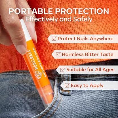 Modelones premium USA imported anti bite treatment kit for family safe habit correction.
