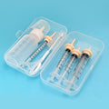 Sadnyy 17 Piece Kitten Bottle Feeding Set front view showing the complete pet nursing kit with syringes and nipples.