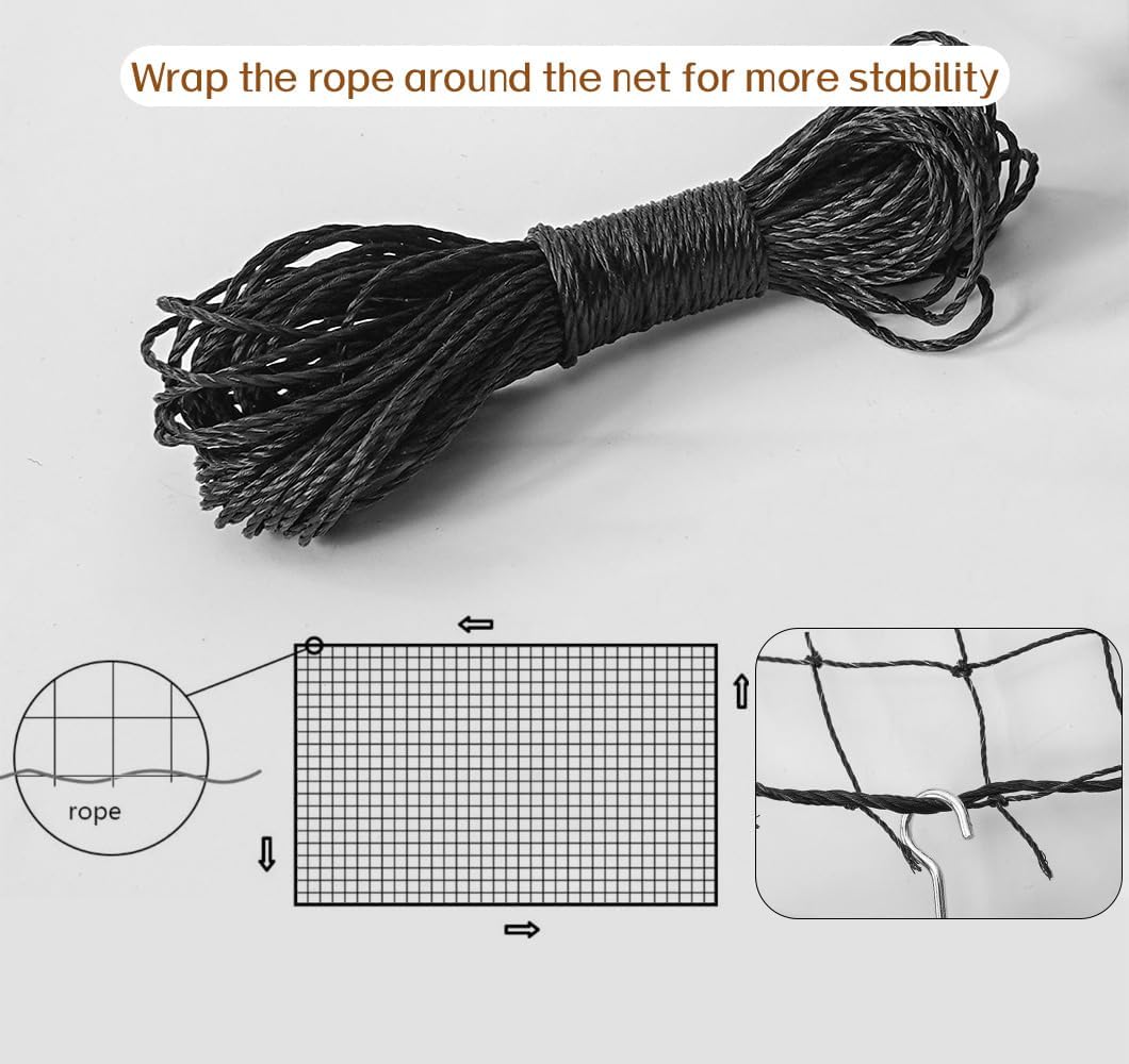 Pet sitting safely behind Morimoe anti fall balcony net