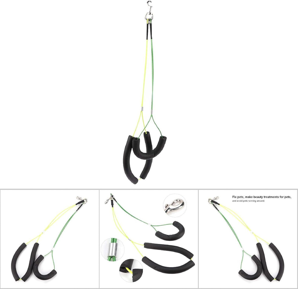Stainless steel wire core and metal sliding clip for length adjustment