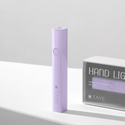 Taye Mini Gel Nail UV Lamp in purple front view