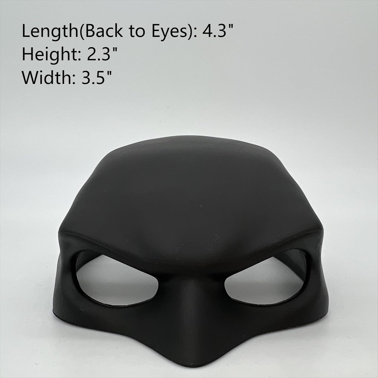 Side profile of funny cat bat mask accessory