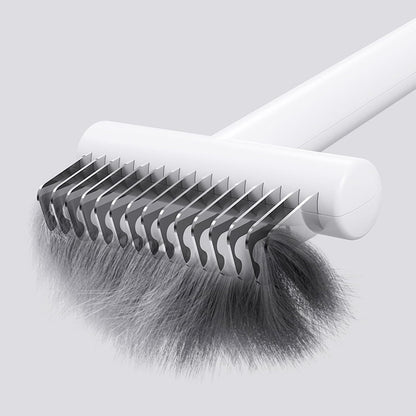 Ergonomic pet grooming tool for home bathing and styling