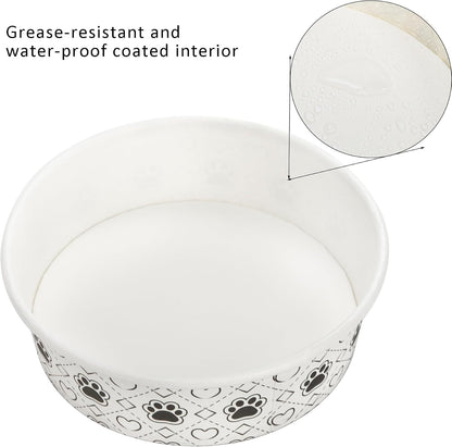 SOUJOY disposable pet feeding bowls used for outdoor camping