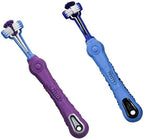 Orgrimmar 2 Pcs 3-Sided Pet Toothbrush Dog Cat Mouth Dental Teeth Care | Pet Brush for Bad Breath Tartar Cleaning - Image 11