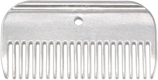 Tough 1 Aluminum Mane Comb front view durable horse grooming tool