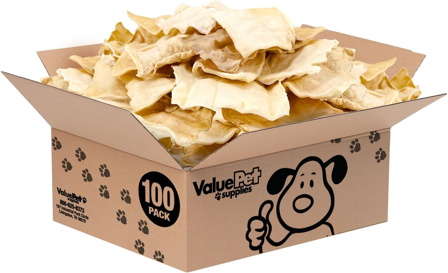 ValueBull USA Rawhide Chips, Natural Beef Flavor, 100 Count Bulk Pack - Natural & Safe, USA Beef Hide, Long Lasting, Chemical Free, No Artificial Flavors - Image 11