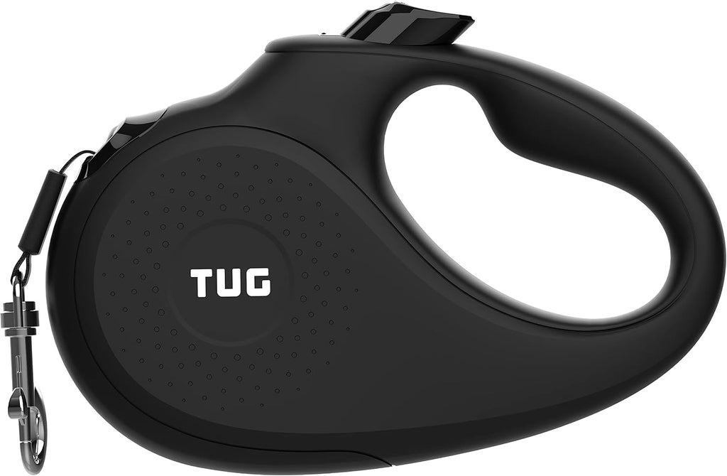 TUG 360 degrees Tangle-Free Retractable Dog Leash | 16 ft Strong Nylon Tape | One-Handed Brake, Pause, Lock (Medium, White) - Image 10