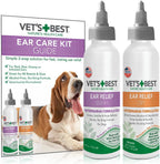 Vet's Best dog ear cleaner kit front view bottles and packaging