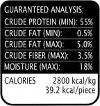Long lasting triple flavor dog kabobs for dental plaque reduction