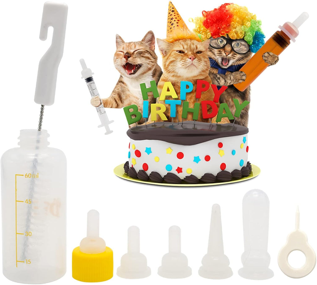 Full set of FJNATINH kitten and puppy nursing supplies