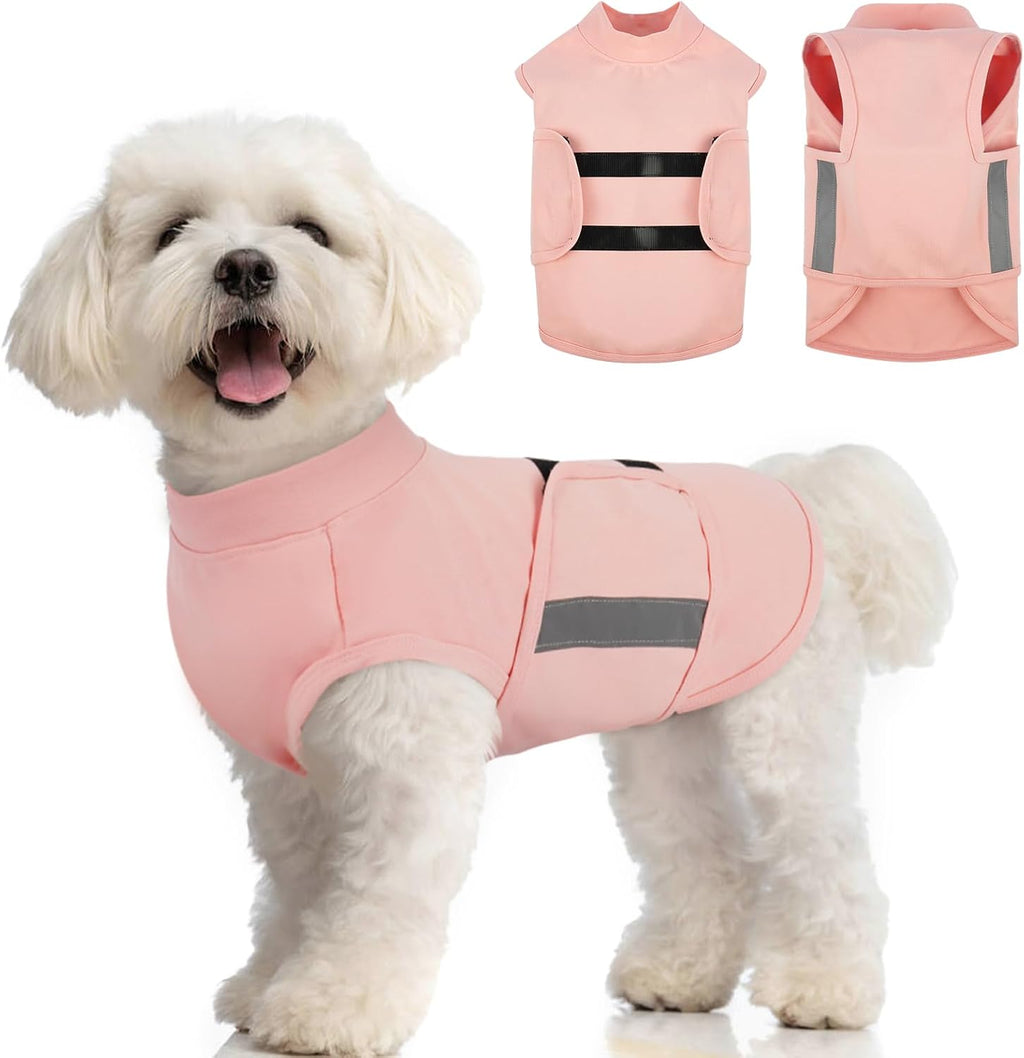 MIGOHI Dog Anxiety Relief Coat,Comfort Anxiety Vest for Dogs,Adjustable Dog Anxiety Calming Wrap for Fireworks,Thunderstorm,Travel,Separation,Anxiety Jacket for Small Dogs,S,Blue - Image 15