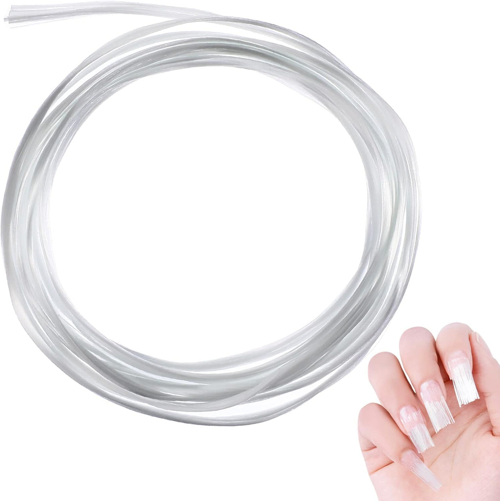 Lurrose false nail extension fiber front view spool