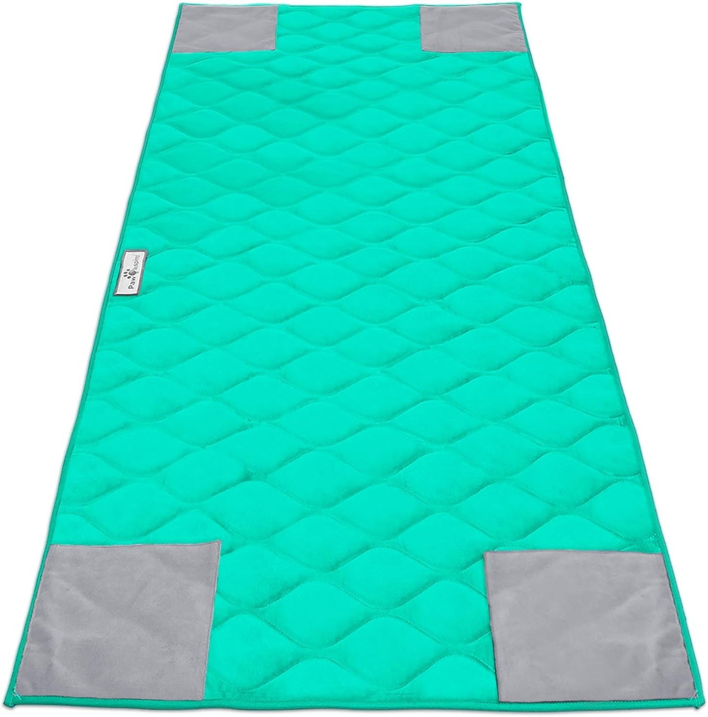 Paw Inspired PopCorner Guinea Pig Cage Liners | Washable Fleece Bedding or Pet Bed Mat for Small Animals | Super Absorbent Pee Pad with Reinforced Corners and Waterproof Bottom (Midwest, Gray) - Image 9
