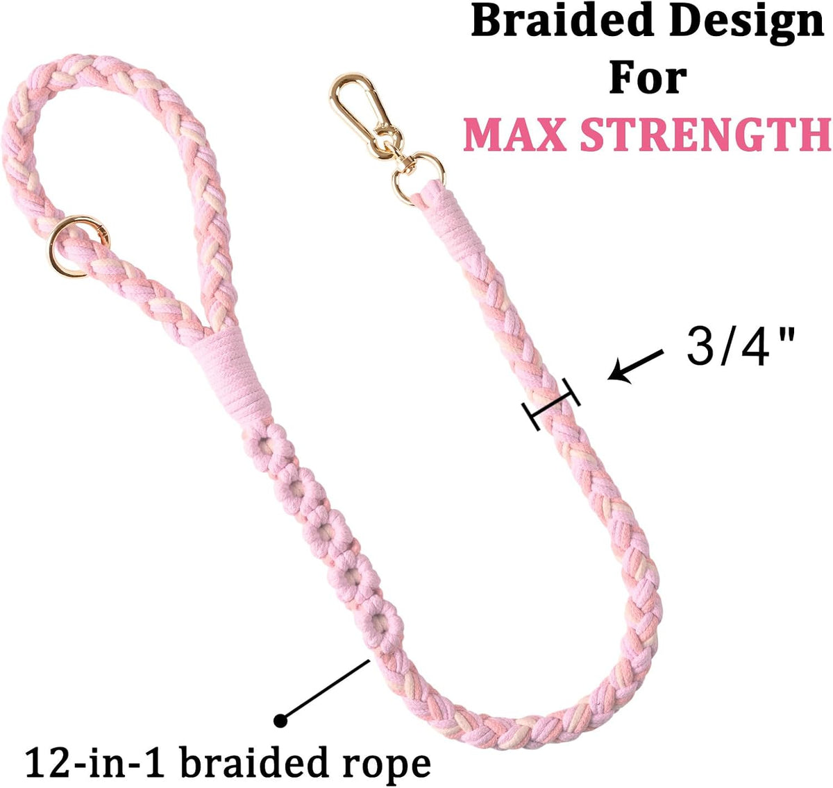 Shock absorbing bungee dog extension leash for two dogs showing flexibility