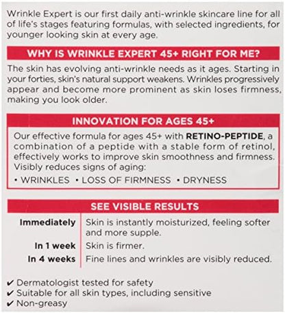 L'Oreal Paris anti wrinkle expert day and night cream jar cap details.