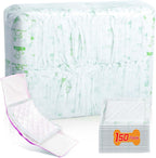 VoagLuk dog diaper liners regular 150 count packaging showing product specifications