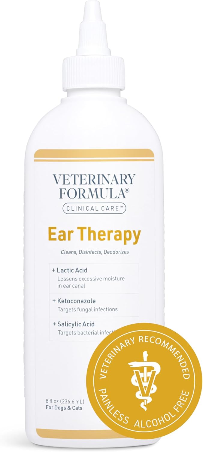 Veterinary Formula Clinical Care Ear Therapy Wipes, 100ct - Cat and Dog Ear Cleaner - Help Relieve Itchy Ears Quickly & Effectively Remove Dirt, Debris, and Foul Odor - Image 11