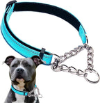 Martingale Collar for Dogs, Reflective Nylon Soft Padded No Pull Training Collars Adjustable Stainless Steel Chain Collar for Small Medium Large Dogs Red X-Large - Image 11