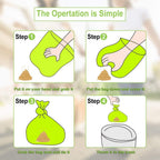 YUCHIYA portable pet garbage bag dispenser for walking and travel