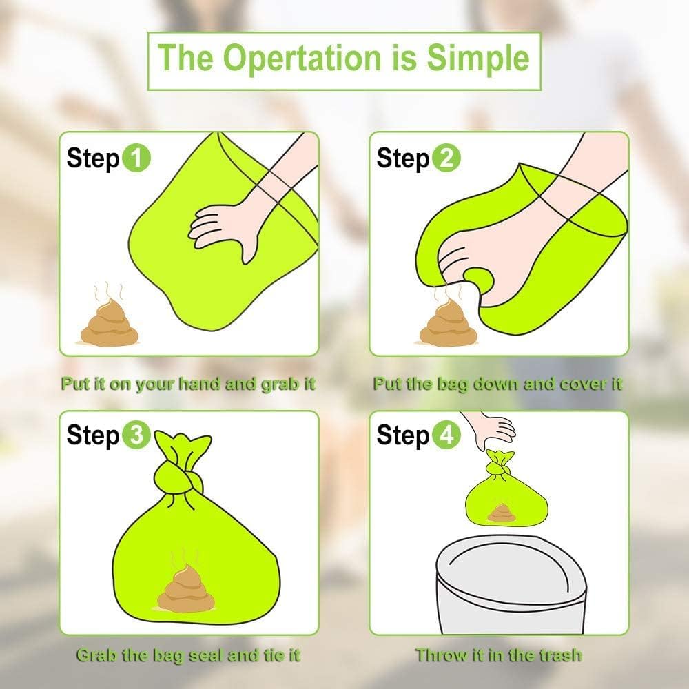 YUCHIYA portable pet garbage bag dispenser for walking and travel