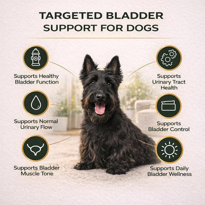 USA sourced authentic VetriScience canine bladder strength and urinary health chewable supplements.