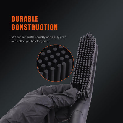 SPTA Pet Hair Removal Brush ergonomic handle close up