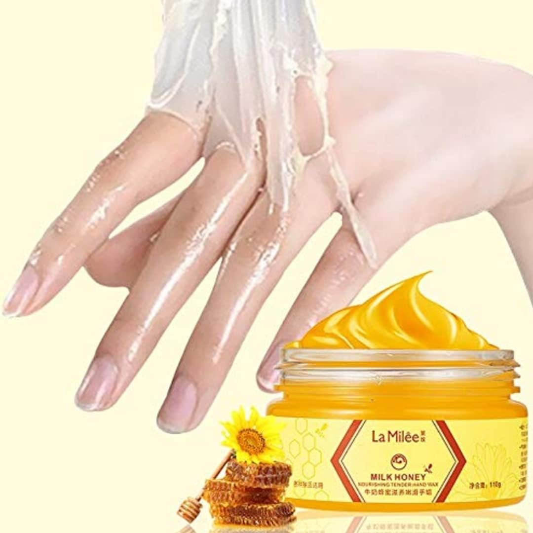 La Milee Milk Honey Peel Off Hand Wax Mask front view