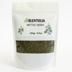Blentolia Raw Nettle Seeds 250 gram front pouch view authentic imported herbal superfood