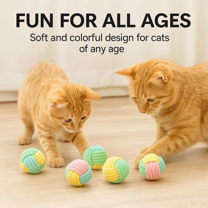 Zasle cat chew ball showing 4.5 centimeter size