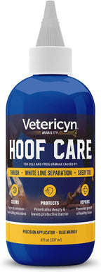 Vetericyn Mobility Equine Hoof Care front view bottle for horse thrush treatment.
