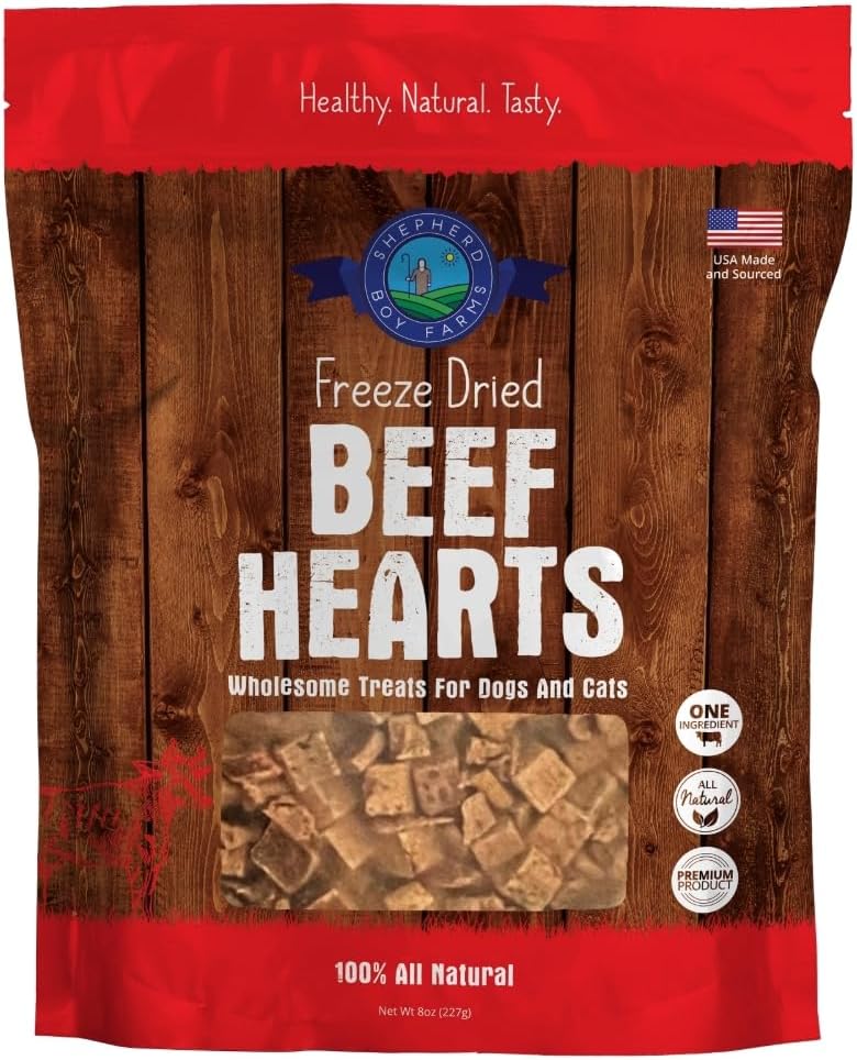 Shepherd Boy Farms Freeze Dried Dog and Cat Treats, Duck Heart, All Natural Freeze-Dried Dog Treat & Snack, Made in USA, High in Protein, Essential Nutrition of Raw Food, Single Ingredient 3oz - Image 14