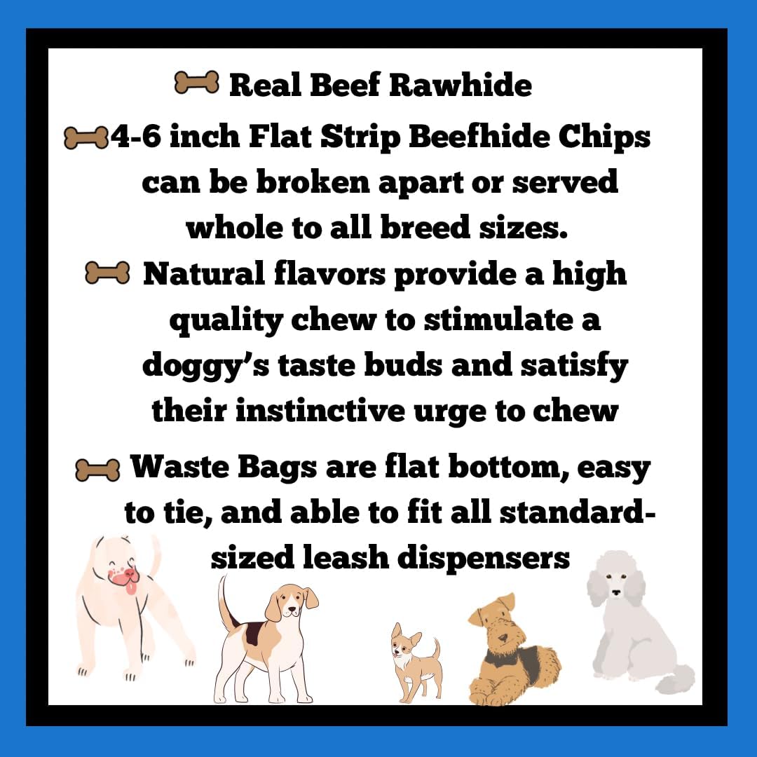 Natural beefhide dog treats close up showing texture and thickness