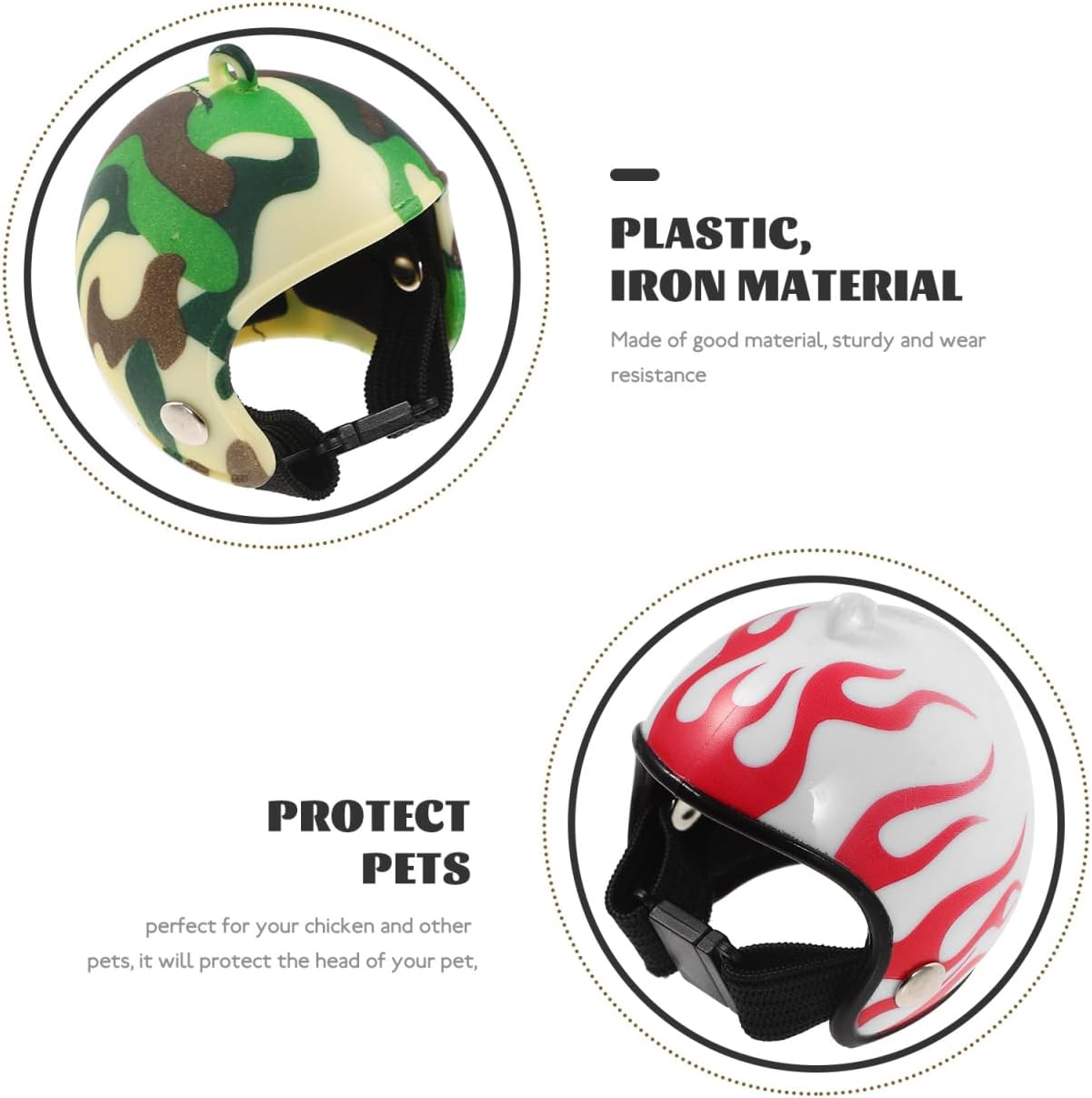 Whamvox pet bird helmet collection ideal for holiday parakeet outfits.