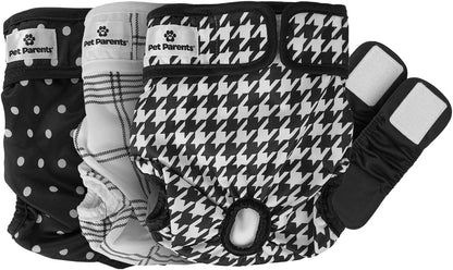 Pet Parents(R) Washable Dog Diapers (3pack) + Extendrs(R) of Durable Doggie Diapers, Premium Dog Diapers Female (Large, Princess) - Image 13