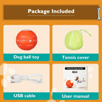 PetDroid smart dog ball toy exploded view of components