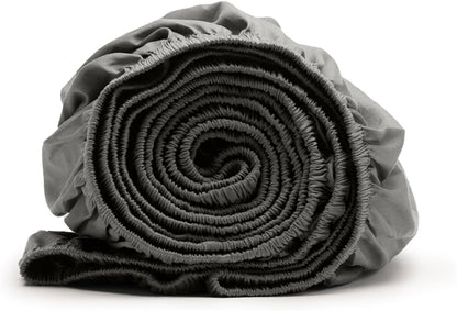 Boll & Branch Signature Hemmed Fitted Sheet - Shore, King - 100% Organic Cotton - 1 Fitted Sheet Only - Image 11