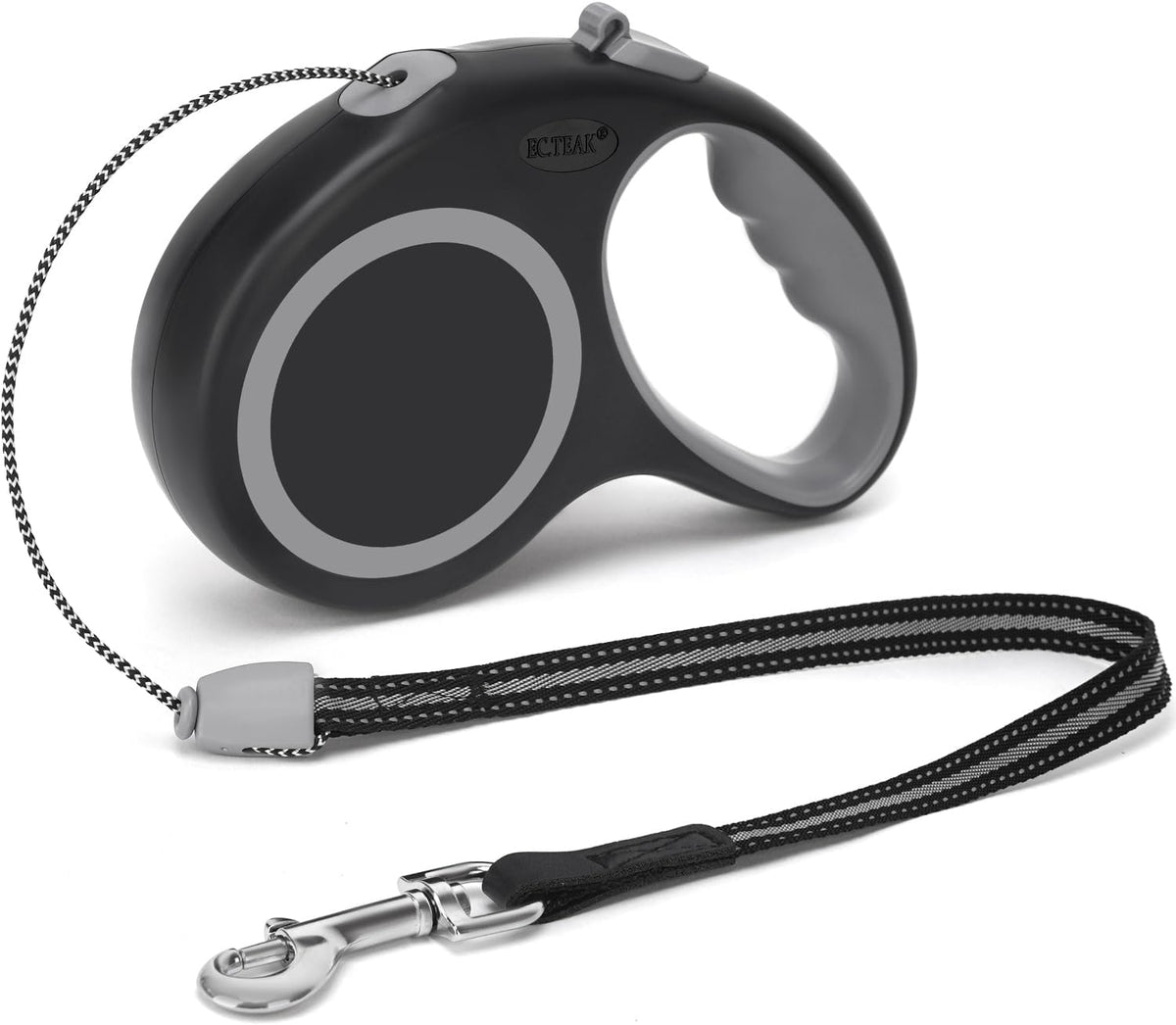 Ec.Teak retractable dog leash front view